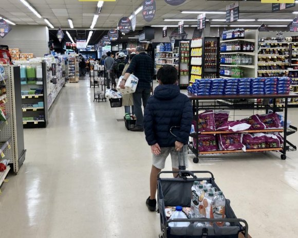 Free Face Coverings, Thanks to Ben Kallos, Friday @ 4:00 Among safety measures, Foodtown carefully encourages social distancing.