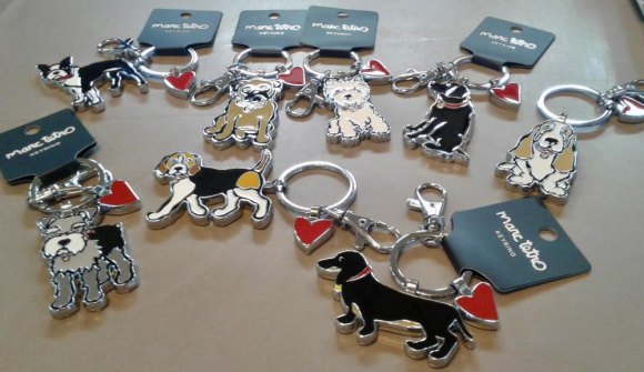 Small Business Saturday, Shop Our Smallest: Roosevelt Island Historical Society Kiosk For our fast growing community of dogs, key chains from Marc Tetro.