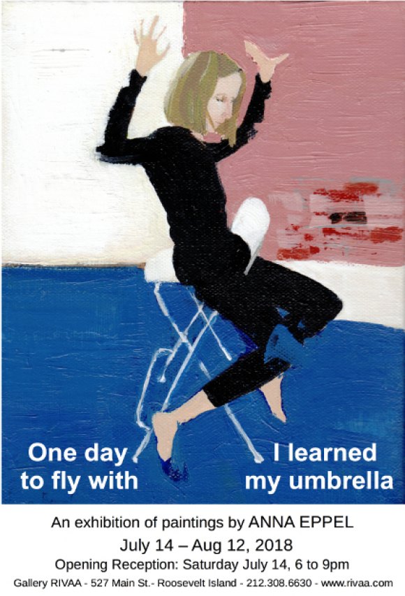Continuing, Anna Eppel's "One day I learned to fly with my umbrella," Gallery RIVAA Continuing, Anna Eppel's "One day I learned to fly with my umbrella," Gallery RIVAA