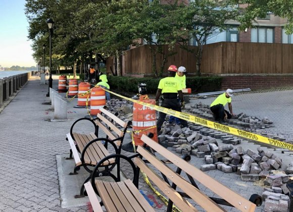 Trenching, Striping and More: Current Upgrades What's going on here...? Trenches are being dug for new electric cables extending the life of our vital AVAC system.