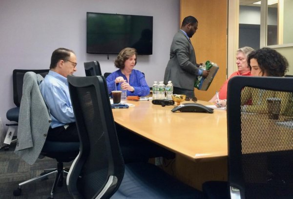 RIOC Governance Committee Talks Qualifications, Passes on RIRA Vote RIOC Governance Committee Members Howard Polivy, Margie Smith and David Kraut with legal counsel Jaci Flug (right)