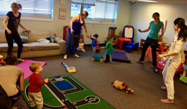 February 2nd, RI Parents’ Network’s MoM Walk Exercise and Play Indoors After the MoM Walk