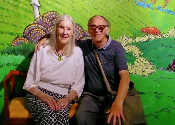 Seen at "Free Time," RIVAA Gallery Opening Friends in art: Edel Stuehmke-Levy and Valeriu Boborelu